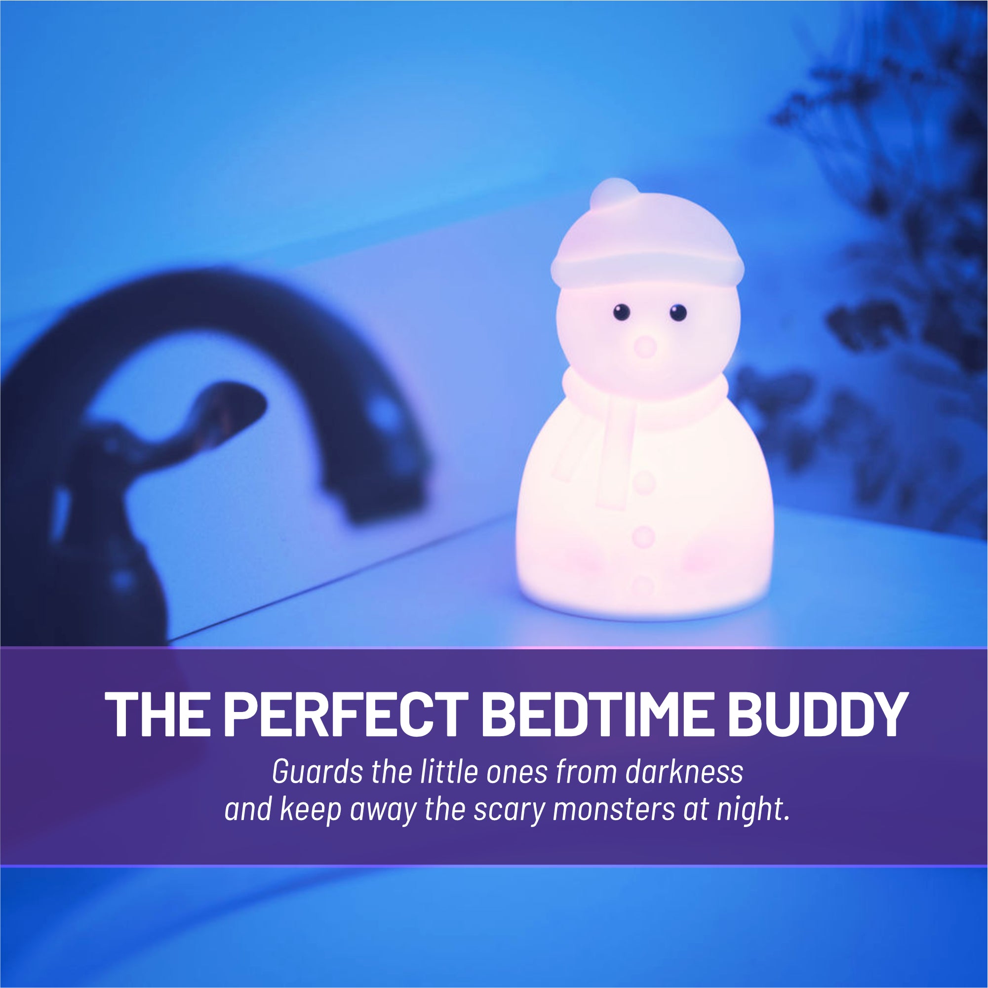 LumiPets Stanley the Snowman LED Night Light
